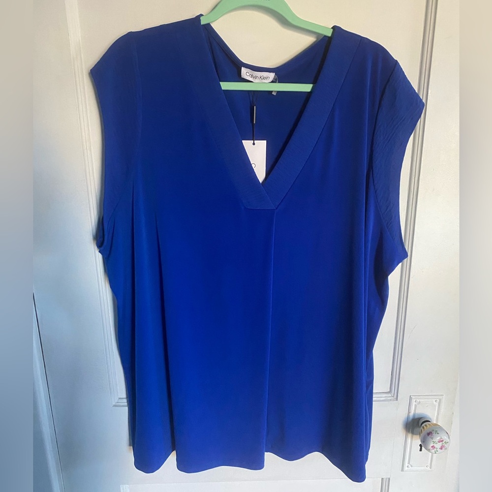 NWT Sz 2x Calvin Klein Top
